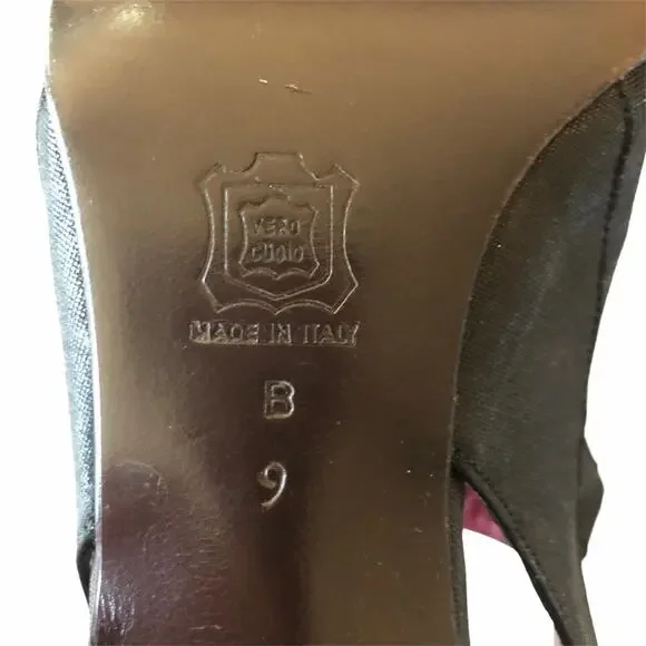 Donna Karan Astral Bronze Pump Pointed Toe 9 EUC